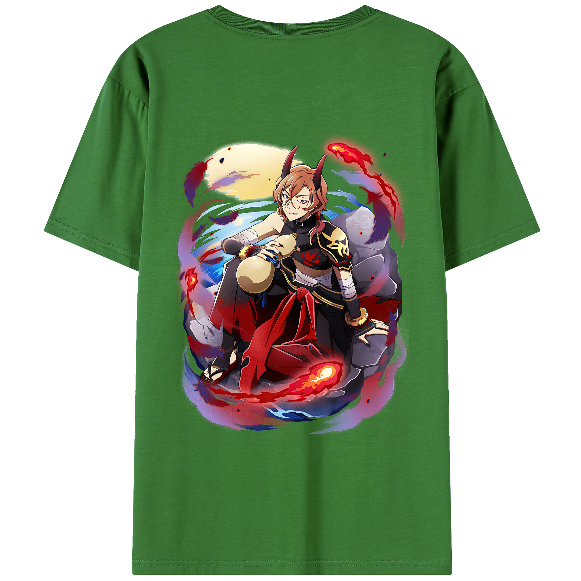 （画像用） 文豪ストレイドッグス Bungo Stray Dogs レディース半袖Tシャツ(バックプリント)